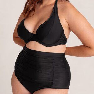 NWT Shapermint Bikini Swim Set Halter Top & High Waisted Control Bottom